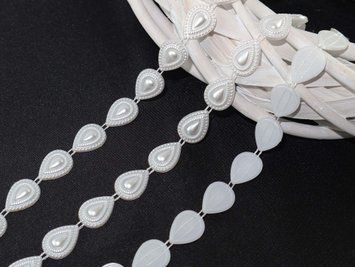 Bandă decorativă din mărgele KR-10 foto