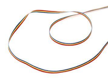 Panglică tricolor, lățime 0.5 cm RB-TR-005 foto