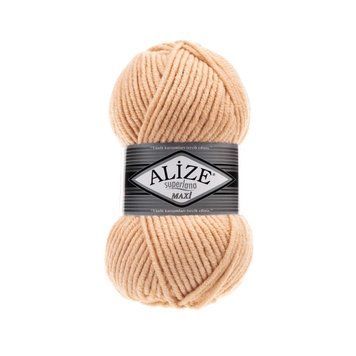 Fire l&acirc;nă ALIZE SUPERLANA MAXI, 502, culoare caramel TH-06-018 foto