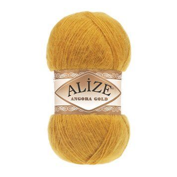 Fire l&acirc;nă Alize Angora Gold, 02, culoare șafran TH-10-008 foto