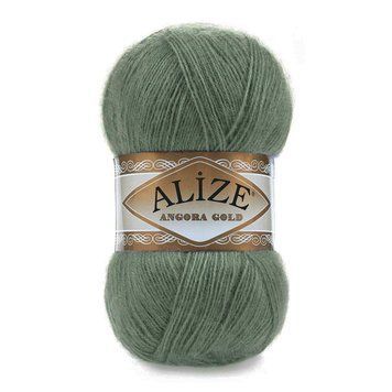 Fire l&acirc;nă Alize Angora Gold, 180, culoare verde-pin TH-10-009 foto