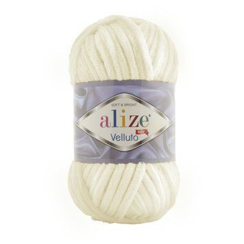 Fire velur Alize Velutto, 62, culoare crem TH-03-002 foto