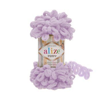 Fire velur Alize Puffy, 27, culoare lila TH-01-003 foto
