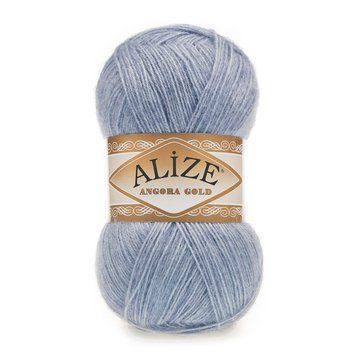 Fire l&acirc;nă Alize Angora Gold, 221, culoare denim-melanj TH-10-012 foto
