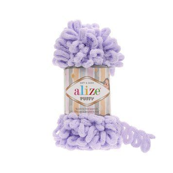 Fire velur Alize Puffy, 146, culoare lavanda TH-01-004 foto