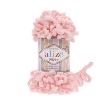 Fire velur Alize Puffy, 340, culoare roz TH-01-005 foto