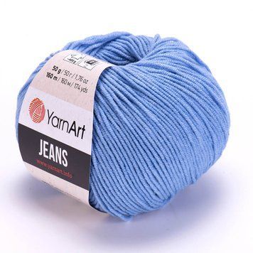 YarnArt Jeans, 15, culoare bleu TH-07-007 foto