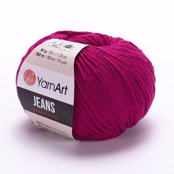 YarnArt Jeans, 91, culoare lila-inchis TH-07-010 foto
