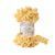 Fire velur Alize Puffy, 509, culoare galben-lăm&acirc;ie TH-01-008 foto
