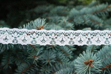 Dantelă, latime 3cm, culoare albă LR-01-021 foto