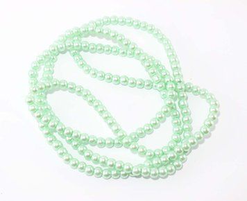 Margele perle, culoare verde deschis, 4mm GBP-04-12 foto