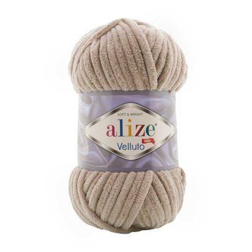 Fire velur Alize Velutto, 530, culoare bej TH-03-008 foto