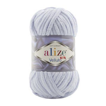 Fire velur Alize Velutto, 416, culoare gri deschis TH-03-010 foto