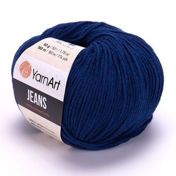 YarnArt Jeans, 54, culoare albastru-&icirc;nchis TH-07-013 foto
