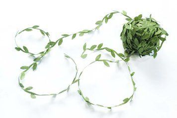Panglică decorativă cu frunzulițe, lățimea 2.5cm MD8M-006 foto