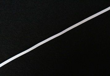 Elastic textil, lățimea 5mm, culoare albă EH-001-003 foto