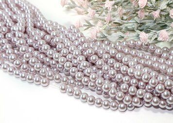 Margele perle, culoare roz pudra, 6mm GBP-06-11 foto