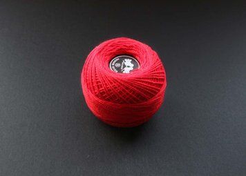 Ață macrame, culoare roșie MD8M-008 foto