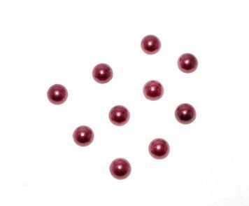 Margele jumatari, culoare bordo, 6mm HB-006 foto