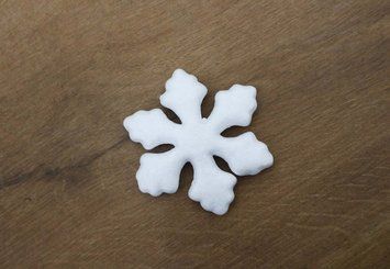 Figura din polistiren,fulg, 11cm PL-011 foto