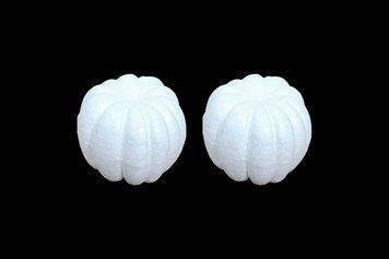 Figura din polistiren, dovleac, 10cm (2 buc in set) PL-017 foto