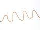 Lant decorativ cu strasuri, culoare caramel &icirc;nchis Fb-CH-04 foto 2