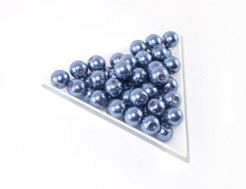 Margele perle, culoare albastra, marime 8mm GBP-07 foto