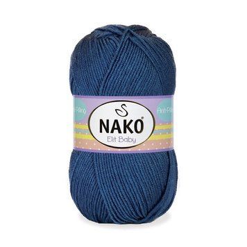 Fire acril Nako Elit Baby, 5372, culoare albastru &icirc;nchis TH-09-002 foto
