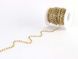 Lant decorativ cu strasuri, culoare aur Fb-CH-07 foto 1