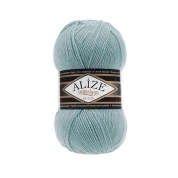 Шерстяная пряжа Alize Superlana Klasik, 463, цвет мятный TH-11-013 фото