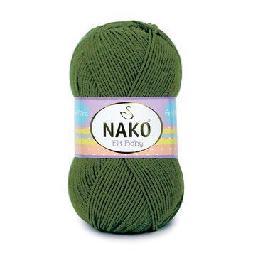 Fire acril Nako Elit Baby, 10665, culoare verde pin TH-09-006 foto