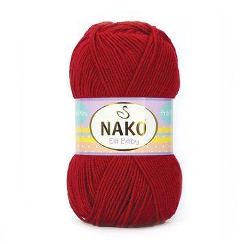 Fire acril Nako Elit Baby, 298, culoare roșie TH-09-008 foto
