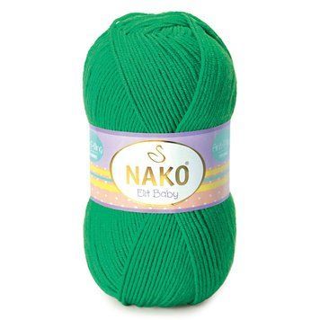 Fire acril Nako Elit Baby, 1594, culoare verde smarald TH-09-009 foto
