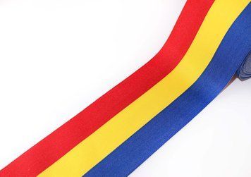 Panglică tricolor, lățime 10 cm RB-TR-002 foto