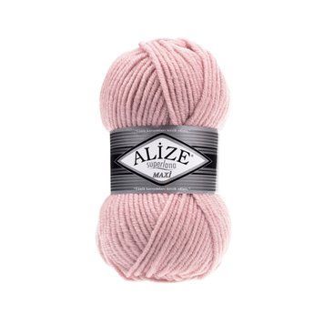 Fire l&acirc;nă ALIZE SUPERLANA MAXI, 161, culoare roz TH-06-010 foto