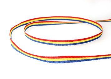Panglică tricolor, lățime 1 cm RB-TR-004 foto